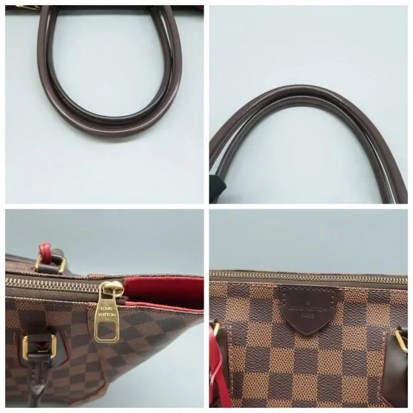 100% Authentic Louis Vuitton Caissa Brown Damier Ebene Canvas Tote - Picture 8 of 12